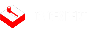 Logo cncexpert red white